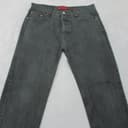 Vintage 90's Levis 501 Straight Jeans Mens Size W34-W36 L29 Black Made in USA