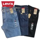 Levi's 501 Original Fit Men's Straight Leg  Button Fly Denim Jeans *Pre-washed