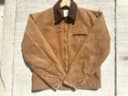 Carhartt Detroit Jacket J97 Brown Full Zip Blanket Lined Men’s Medium Reg Fit