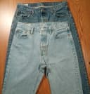 2 Pair Levis 501 Jeans Premium 29x32 Blue Button Fly Straight Medium Denim Big E