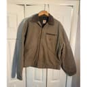 Vintage Carhartt J97 Detroit Jacket Blanket Lined Sandstone Faded Size Large
