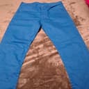 Levi's 501 Men's Royal Blue Medium Wash Denim Jeans Straight Leg Button Fly36x30
