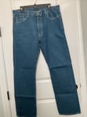Levi's Men's 501 Original Fit Straight Leg Button Fly Jeans 36x32