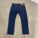 Levi's 501 Original Fit Jeans Men's 34x34 Dark Wash Indigo Denim Straight Leg Bu