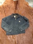 Vintage Carhartt Jacket Detroit Black Men Size L Black #510