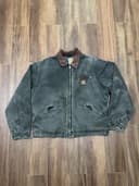 Carhartt Blanket Lined Green Detroit Jacket