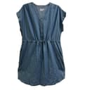TIME AND TRU~Shift Dress cuffed Short sleeve Women’s Size XXL(20) cotton Pockets