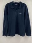Patagonia Mens Blue Long Sleeve 1/4 Zip Fleece Pullover Jacket Size Medium