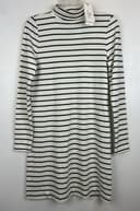 Vineyard Vines Dress Womans S Striped Knit Navy White Turtleneck Preppy New