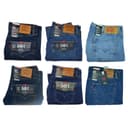 Levis 501 Jeans Men Stretch Denim All Sizes Classic Strait Fit Button Fly