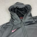 Nike Therma-FIT Hoodie Mens Large Gray 1/4 Zip Pullover Fleece 503948-060
