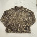 Real Tree Camo 1/4 Zip Fleece Lined Pull Over Men’s 2XL Hunting Outdoors