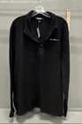 Eddie Bauer Men's Black Polar Fleece Quarter Zip Pullover Sz XXL NWT