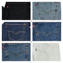 Levis 501 Original Fit Mens Jeans Straight Leg Levi's Button Fly 100% Cotton New