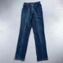 Levis Vintage Womens Size 24x32 White Tab Big E 501 Blue Straight Jeans 70s 80s