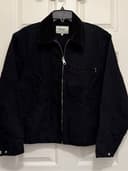 Carhartt WIP OG Detroit Jacket Black - Women’s Sz Medium