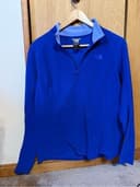 The North Face Women’s Royal Blue Half-Zip Fleece Pullover