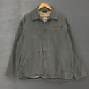 Carhartt J169 DMS Detroit Jacket Dark Green Duck Canvas Workwear XL Regular