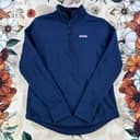 Vineyard Vines Mens The Shep Shirt Quarter Zip Pullover Fleece Navy Size Medium