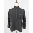 3rd Rock Fleece Pullover Men Medium Black Vail Colorado 1/4 Zip Mountain Ski VTG