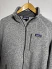 Patagonia Better Sweater Pullover Mens Medium Gray 1/4 Zip Fleece - No Size Tag