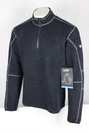 Kuhl Men's Thor 1/4 Zip Pullover Wind Resistant Wool Fleece Pirate Blue 3082