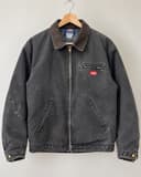 Vintage Dickies Detroit Style Jacket XL Faded Black Blanket Lined Workwear
