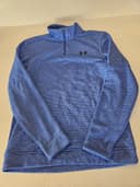 Under Armour Men's UA Storm Size Small Fleece 1/4 Zip Pullover Blue Golf NWOT