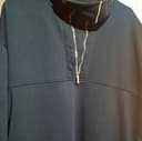 Old Navy Men's Black Fleece Cotton Blend 1/4 Zip Mock Neck Pullover L