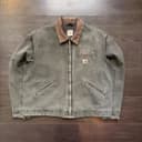 Carhartt Detroit J97 Green MOS Vintage Jacket Size Large From 2000s faded no tag