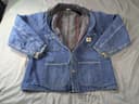 Vintage Carhartt Detroit Jacket Mens 48 Blue Union Made USA Denim 8LC Asap Rocky