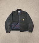 Vintage 1998 Rare Carhartt J43 Onyx Detroit Jacket Mens M Aztec Blanket