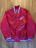 Vintage Detroit Red Wings Starter Jacket 3XL (satin snap front, great condition)